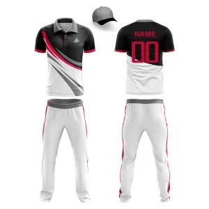 Custom Cricket Uniform Manufacturer – Cricket Jersey and Trouser Set for Professional Teams