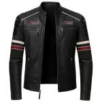 Custom 100% genuine leather biker jacket – premium handcrafted motorcycle jacket manufacturer and exporter worldwide