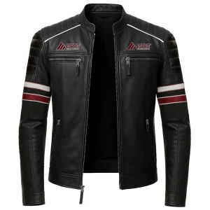 Custom 100% genuine leather biker jacket – premium handcrafted motorcycle jacket manufacturer and exporter worldwide