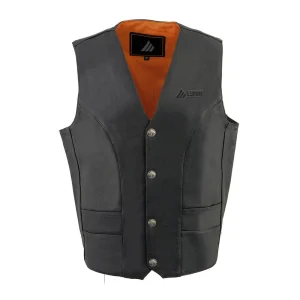 Leather vest