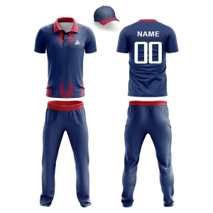 Custom Cricket Uniform Manufacturer – Cricket Jersey and Trouser Set for Professional Teams