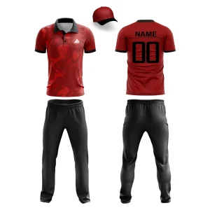 Custom Cricket Uniform Manufacturer – Cricket Jersey and Trouser Set for Professional Teams