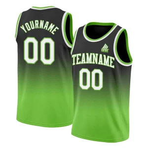 Custom basketball jerseys with shorts and full kit, featuring team logos, numbers, and breathable fabric design.