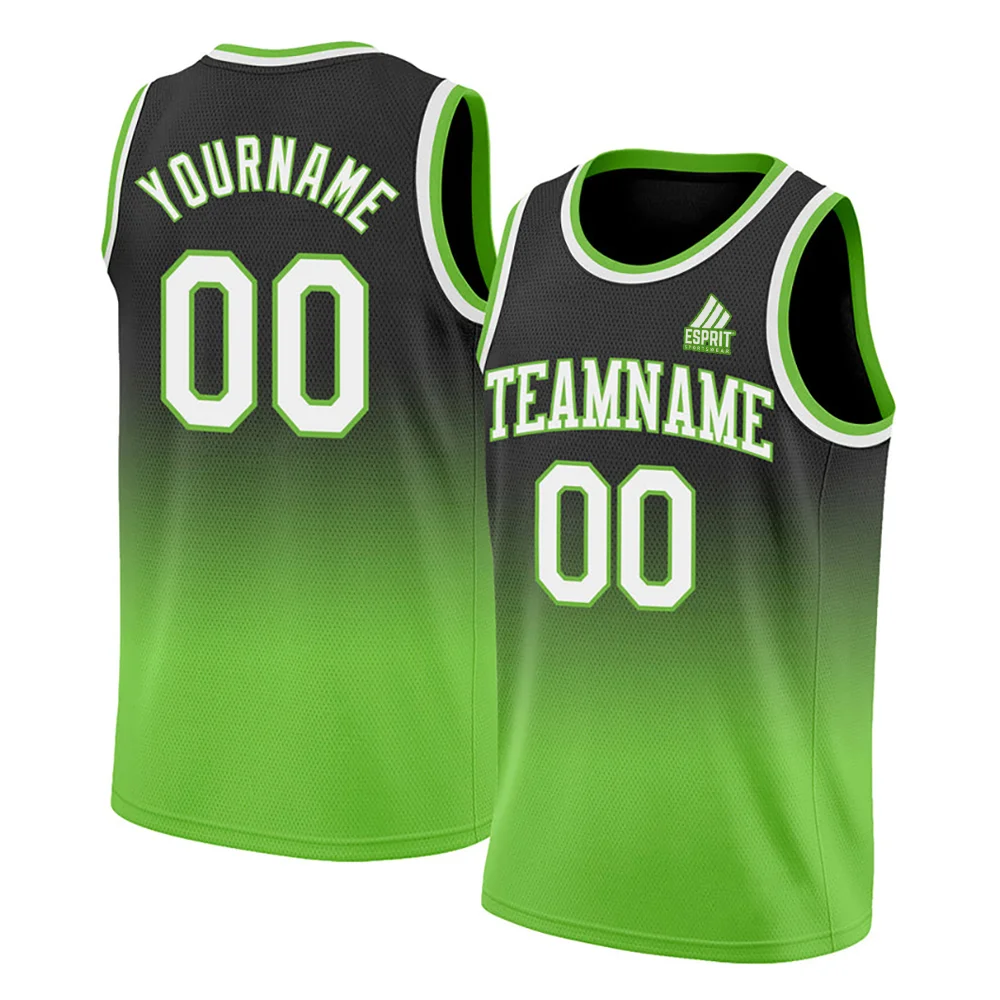 Custom Basketball Jerseys & Uniform Kits – Manufacturer & Supplier | Esprit Sportswear Custom basketball jerseys with shorts and full kit, featuring team logos, numbers, and breathable fabric design.