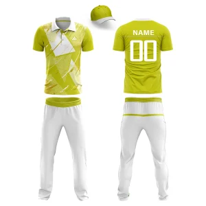Custom Cricket Uniform – Cricket Jersey and Trouser Set for Professional Teams