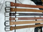 Premium genuine leather belt with alloy buckle for men and women — ideal for jeans, dress, and casual wear