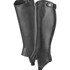 Short Leather Chaps – Genuine Leather Riding Gear for Motorcycles & Equestrian