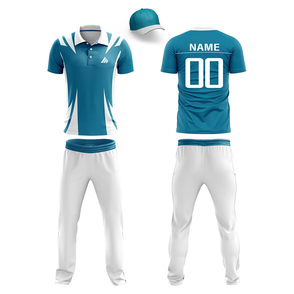 Custom Cricket Uniforms | Cricket Kit Manufacturer, Supplier & Exporter Worldwide – Esprit Sportswear Custom Cricket Uniform – Cricket Jersey and Trouser Set for Professional Teams