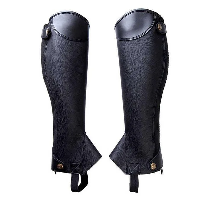 Short Leather Chaps – Premium Motorcycle Riding Gear