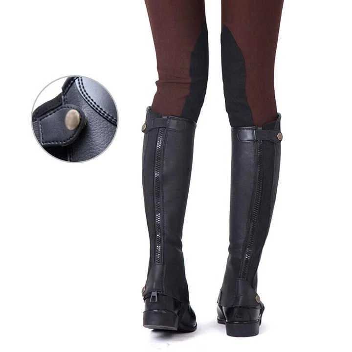 Short Leather Chaps – Premium Motorcycle Riding Gear